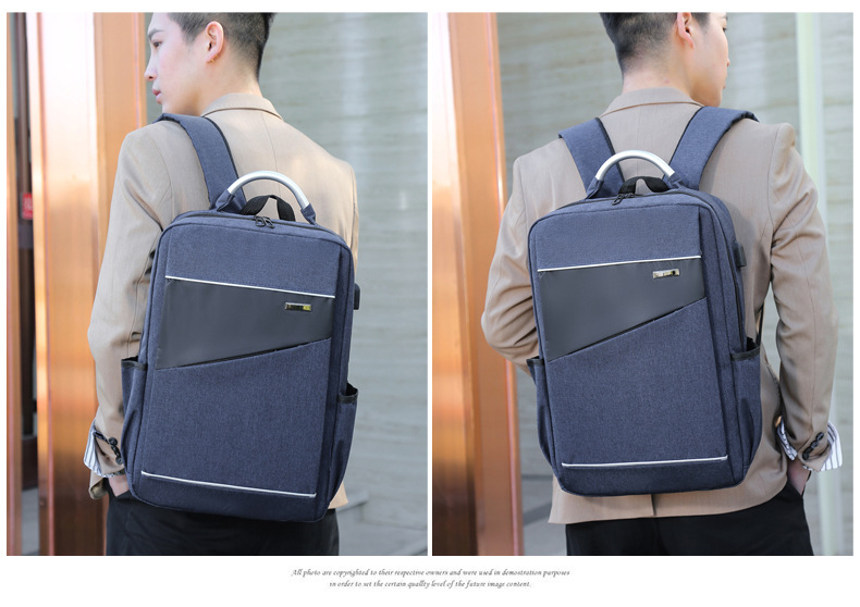 กระเป๋าเป้สะพายหลังผ้า Oxford ความจุขนาดใหญ่มีสไตล์