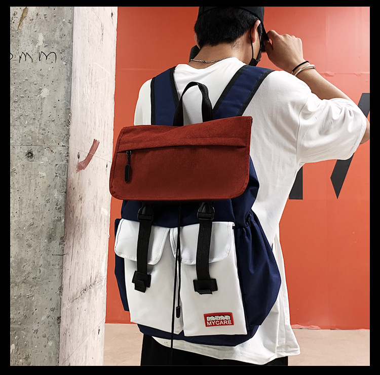 時尚潮流學院風雙肩包