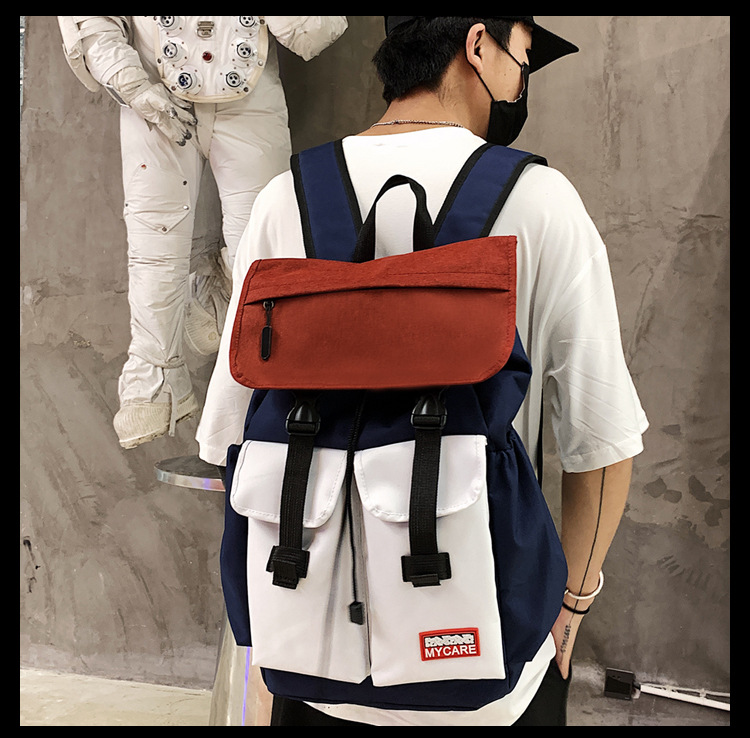 時尚潮流學院風雙肩包