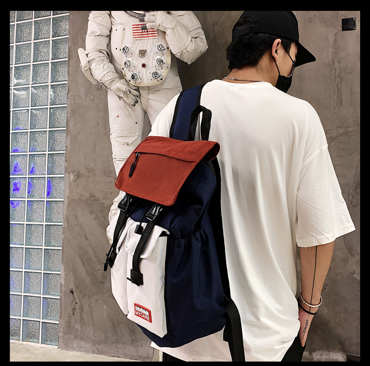 時尚潮流學院風雙肩包