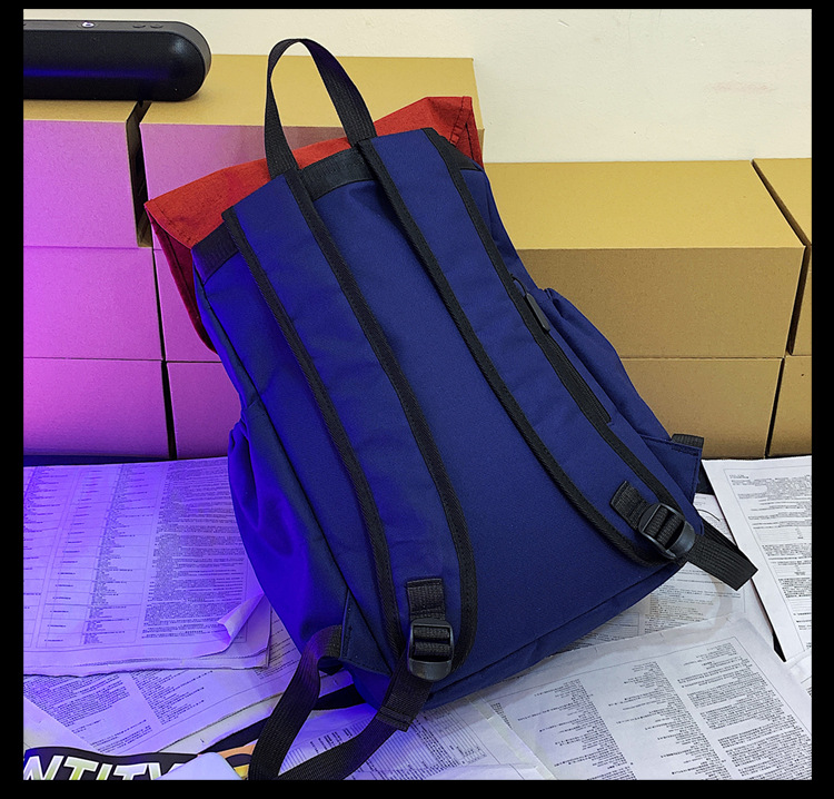 時尚潮流學院風雙肩包