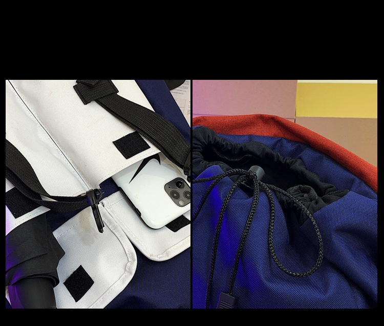 時尚潮流學院風雙肩包