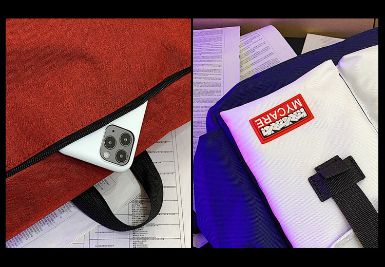 時尚潮流學院風雙肩包