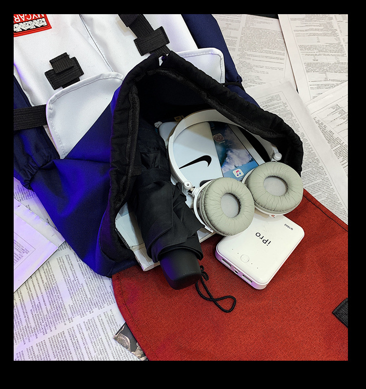 時尚潮流學院風雙肩包