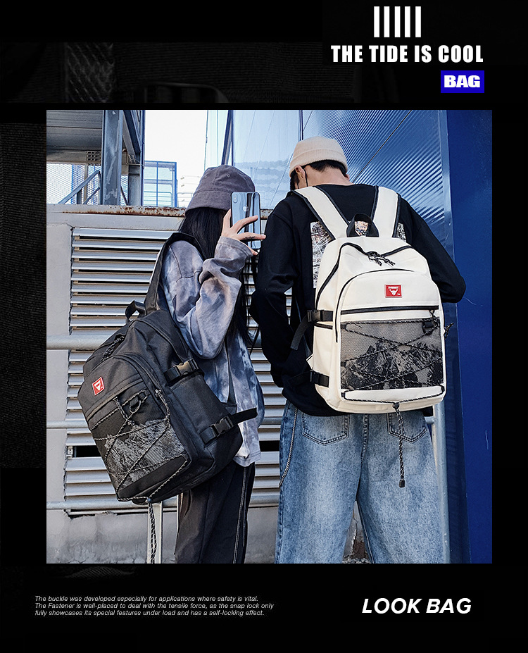 大学生向けのファッショナブルな多機能登山リュックサック