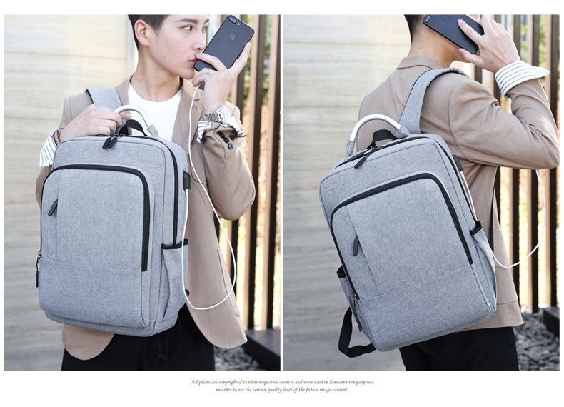 電腦王者USB多功能旅行雙肩包