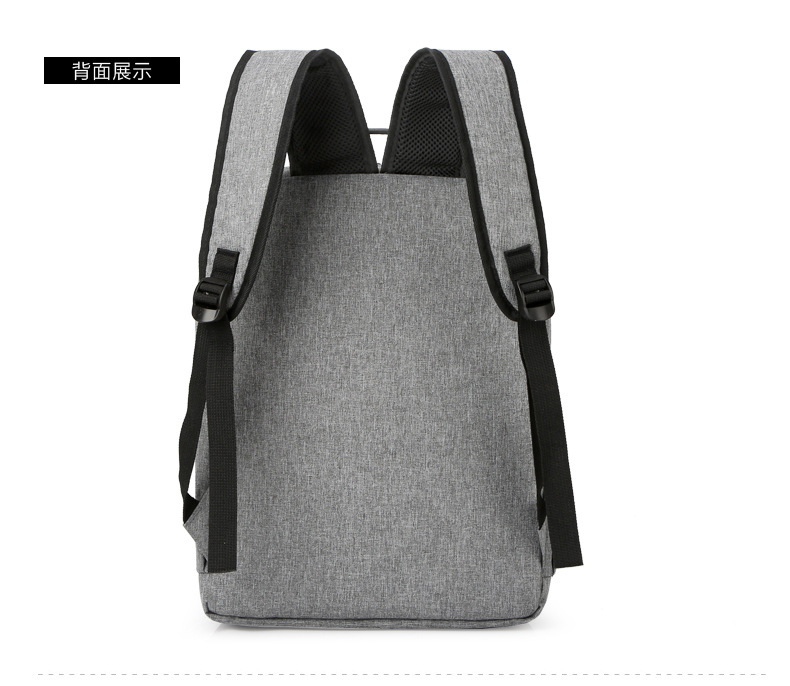 大容量多層口袋2019休閒雙肩包