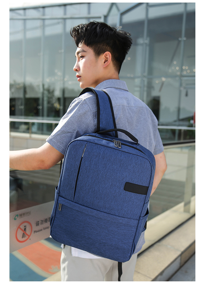 大容量多層口袋2019休閒雙肩包