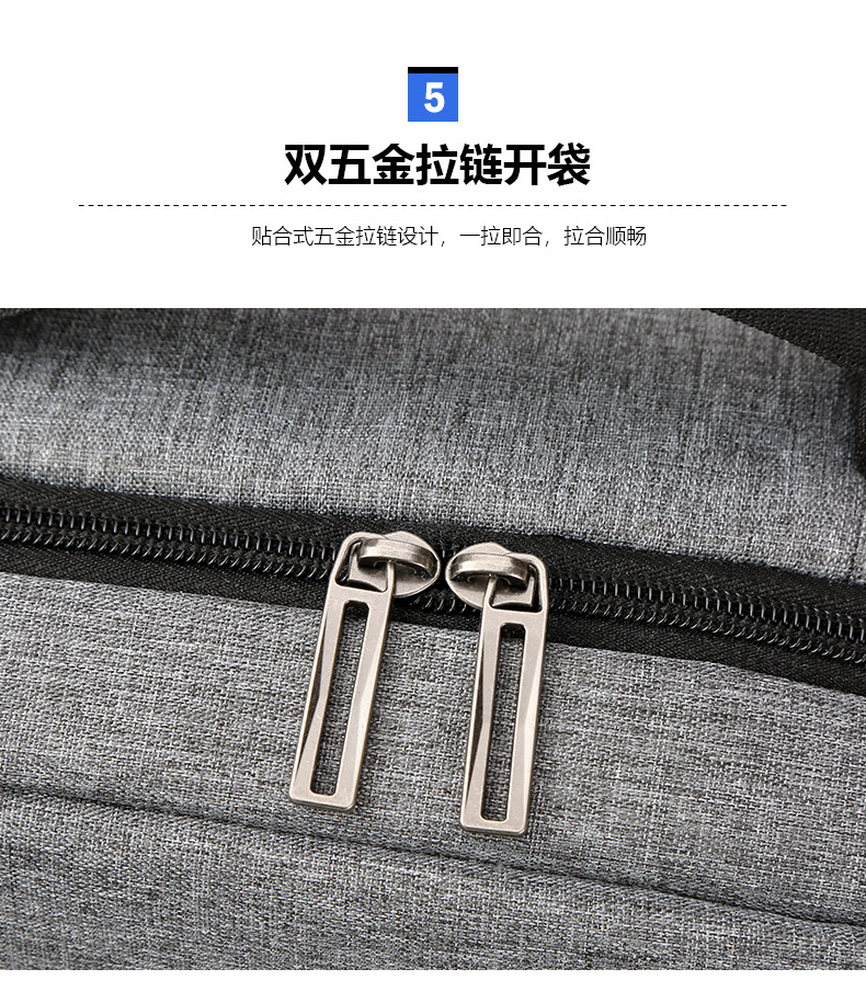 大容量多層口袋2019休閒雙肩包