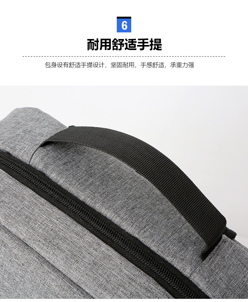 大容量多層口袋2019休閒雙肩包