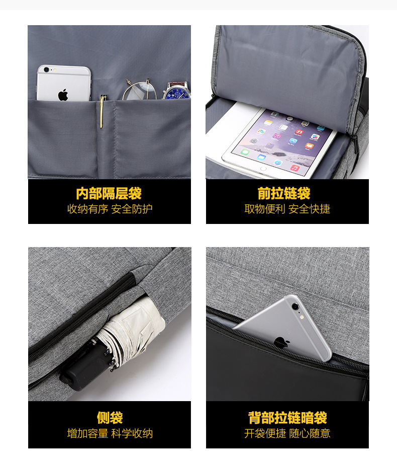 超輕商務旅行雙肩包