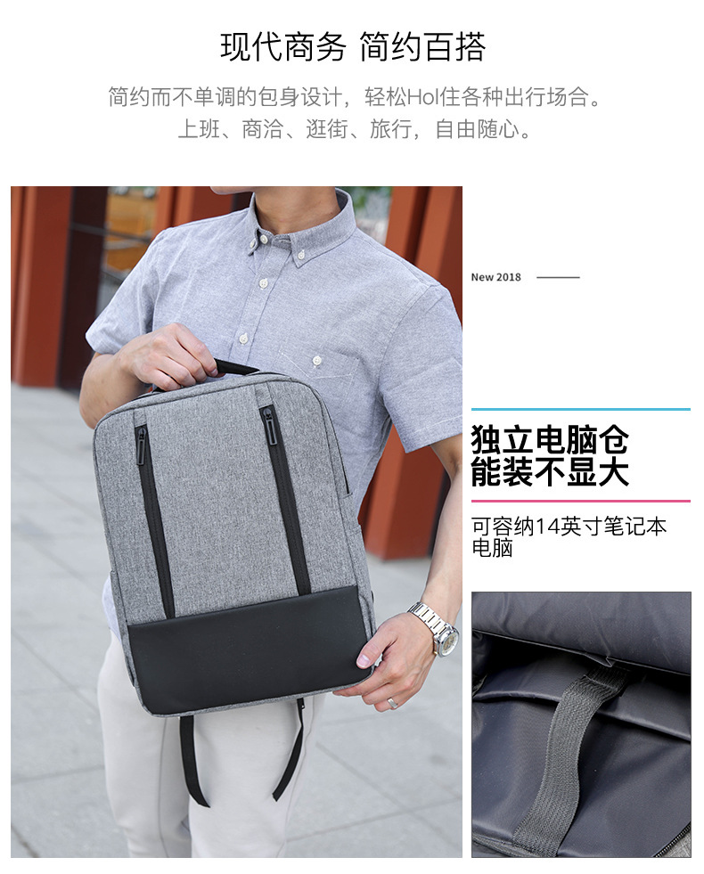 Computer fashion traveler backpack