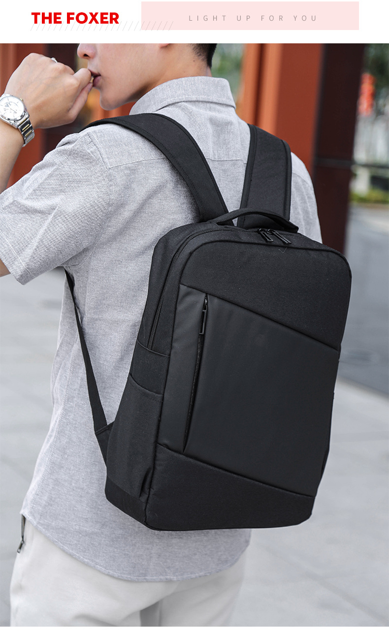 ビジネスエリート防水バックパックコンピュータバッグ