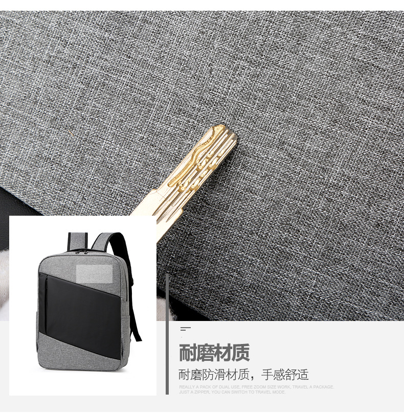 ビジネスエリート防水バックパックコンピュータバッグ