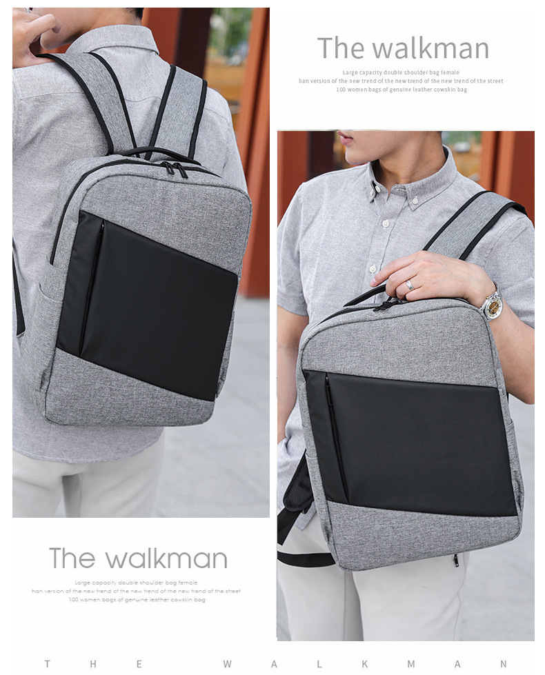 ビジネスエリート防水バックパックコンピュータバッグ